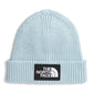 The North Face Baby Logo Box Beanie - Warm Winter Hat for Boys & Girls, Comfortable Cuffed Design, Soft Recycled Fabric, Polar H