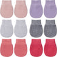 Geyoga 6 Pairs Newborn Baby Mittens No Scratch Gloves Infant Toddler Anti Scratch Essentials Unisex Cotton for 3-9 Months Girls 