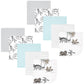 Hudson Baby Unisex Baby Flannel Cotton Washcloths 10-Pack, Neutral Dino World, One Size