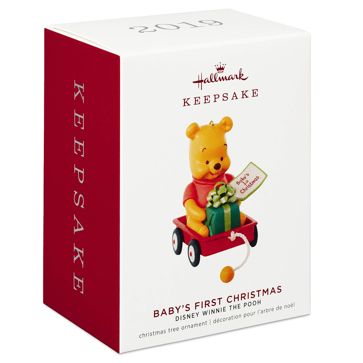 Hallmark Keepsake Ornament 2019 Year Dated, Disney Winnie The Pooh Baby'S First Christmas