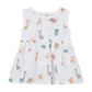 The Boo Boo Club Organic Cotton Frock For Girls | Soft Muslin Baby Dress | 1218 Months Toddler Summer Outfit | Sleeveless Knee
