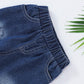 18 Months Girl Clothes Toddler Baby Girl Outfits Ruffle Long Sleeve Top Ripped Denim Jeans 2Pcs Pant Set Boutique 18-24 Months G
