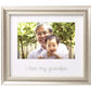 Lil Peach I Love My Grandpa Keepsake Frame, Baby Keepsake Picture, Grandfather Gifts, Fathers Day, 4 x 6 Photo Frame, Silver
