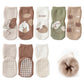 Baby Socks NonSlip, Toddler Socks With Grips, Cute Cartoon Baby Boy Girl AntiSlip Socks, Soft Cotton NonSkid Kids Floor Socks
