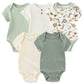 MAMIMAKA Baby Boys Girls Bodysuits Green Cotton One-Piece Vest,6-9 Months