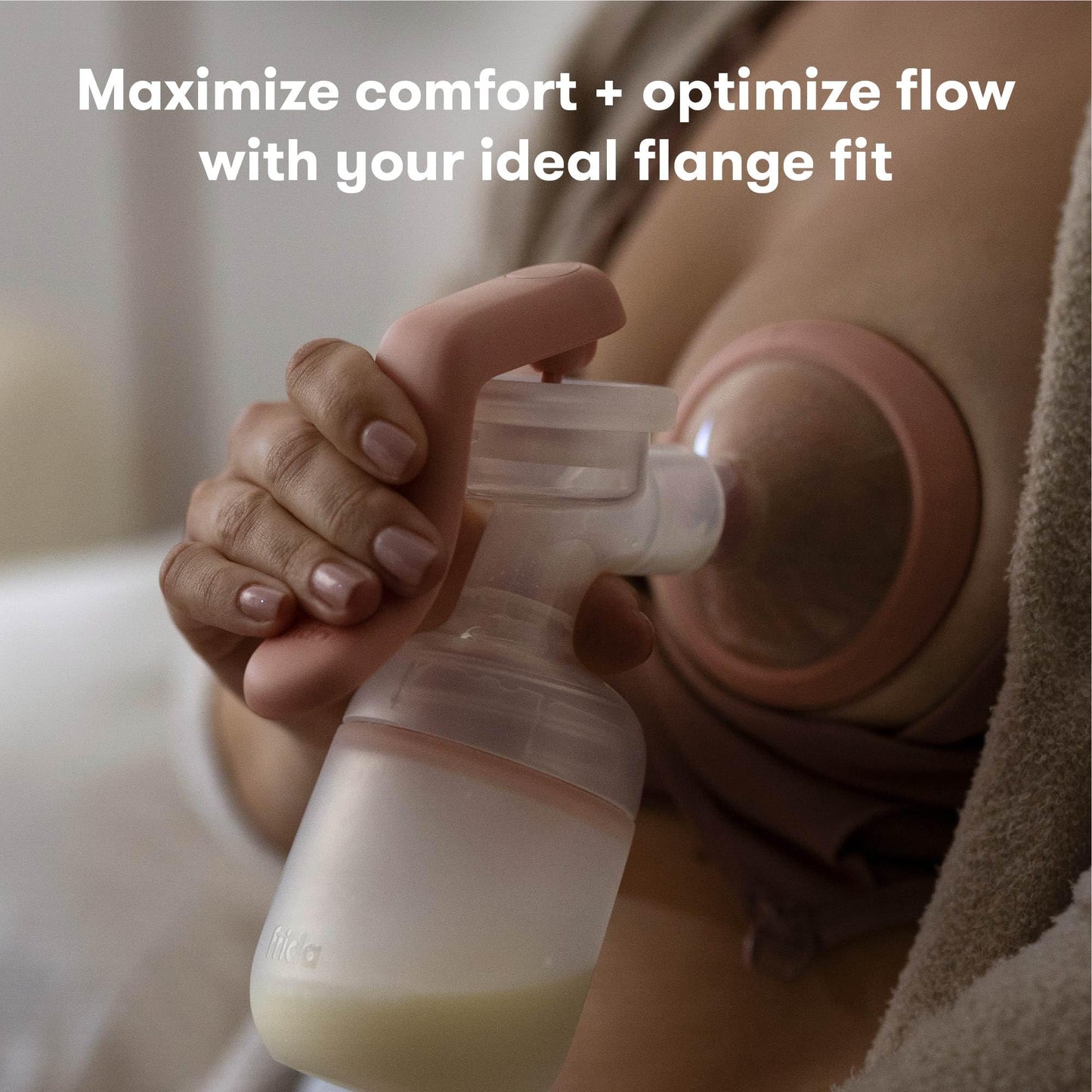 Frida Mom Breast Pump Flange Insert 21Mm, Silicone Pump Insert, Softfeel Flanges, Compatible With Frida Mom 2-In-1 Manual + Sili