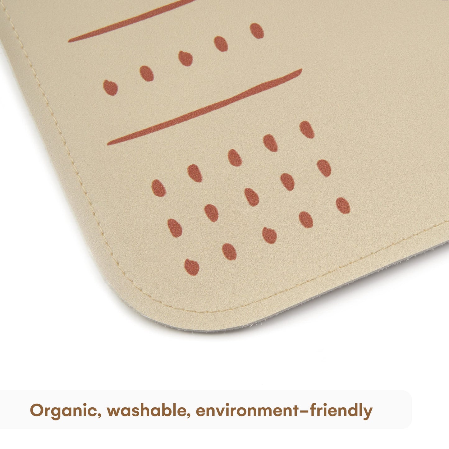 CHILDLIKE BEHAVIOR Vegan Leather Baby Changing Pad- Wipeable Portable changing Pad for Babies- Perfect for Travel-Foldable and W