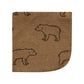 Hudson Baby Unisex Baby Flannel Cotton Washcloths, Brown Bear 10 Pack, One Size