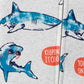 Simple Joys By Carter'S Baby Boys' 3-Pack Snug Fit Footed Cotton Pajamas, Sea Life/Shark/Tie Dye, 18 Months