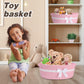 Yeeeasy Gift Basket With Bow And Gift Bag Simplicity Home Decor Rope Basket For Gifts Empty 13.5'X 8.5' X 5.5' Storage Basket