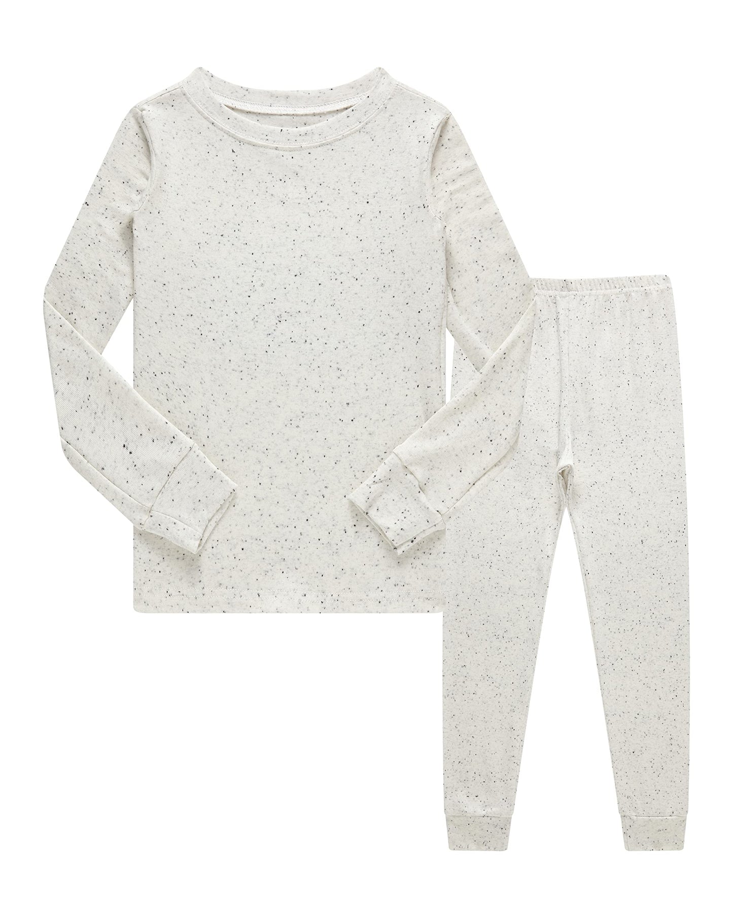Family Feeling Boys Girls Kids Pajamas Solid Colors 2 Piece Jammies Set Cotton Toddler Grey Size 2T