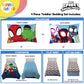 Sunny Side Up Marvel Spidey & His Amazing Friends Toddler Comforter Set - 4 Piece Preschool Bedding Includes Comforter, Sheets &