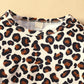 Zarmfly Toddler Girls 2 Piece Fall Outfits Long Sleeve Flutter Shirts And Pants Legging Set Winter Kids Leopard Print Clothes 8T