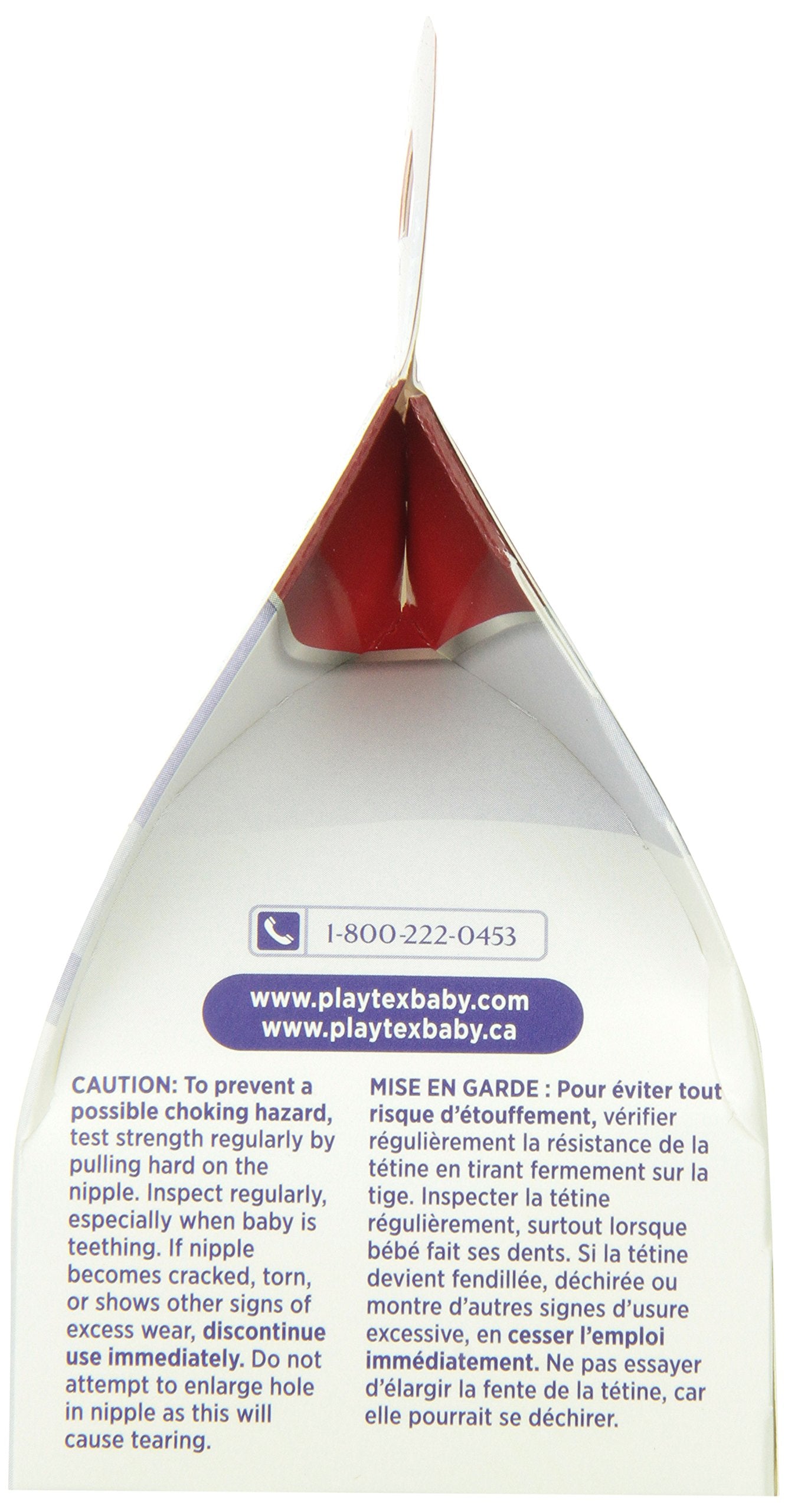 Playtex Angled Nipple, Fast Flow, 2-Count