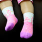 Rative Non Skid Anti Slip Cotton Dress Crew Socks With Grips For Baby Infant Toddler Kids Girls (6-12 Months, Rg-92X)