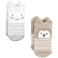 Hudson Baby Unisex Baby Cotton Rich Newborn And Terry Socks, Multicolor Boy Woodland, 6-12 Months