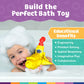 Blockaroo Magnetic Foam Building Blocks - 10-Piece Submarine, Bath Toys for Toddlers, Preschool Toys, Bathtub Toys, Sensory Toys