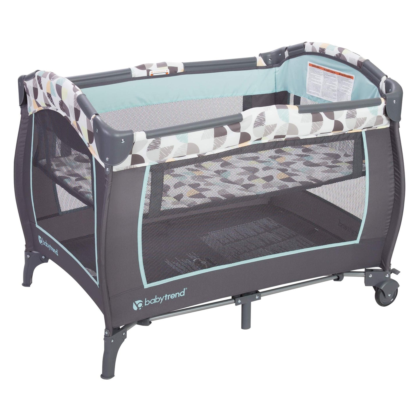 Baby Trend Trend-E Nursery Center Playard, Doodle Dots