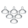 Dr. Brown'S Natural Flow Level 2 Wide-Neck Baby Bottle Silicone Nipple, Medium Flow, 3M+, 100% Silicone Bottle Nipple, 6 Pack