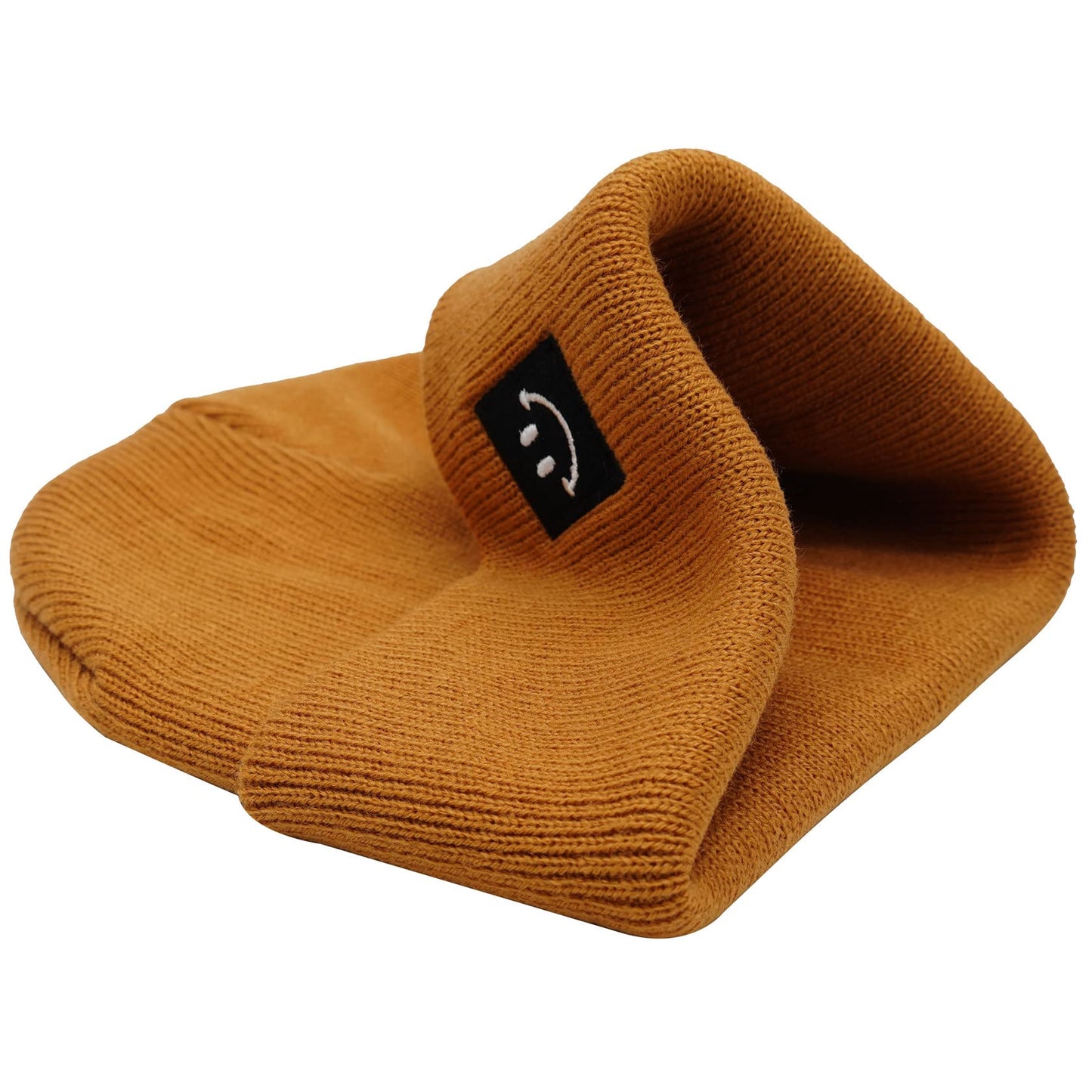 55Cube Baby Hat 0-6 Months Camel