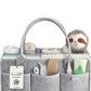 PiyuBind Baby Diaper Caddy Organizer  Nursery Storage Basket for Changing Table, Diaper Station & Car, Baby Showers Gift, Newbo