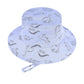 Durio Sun Hat Baby Toddler Infant Sun Hats Sun Protection Wide Brim Bucket Hat Cute Baby Boy Summer Beach Hat C Blue Dinosaur 3-