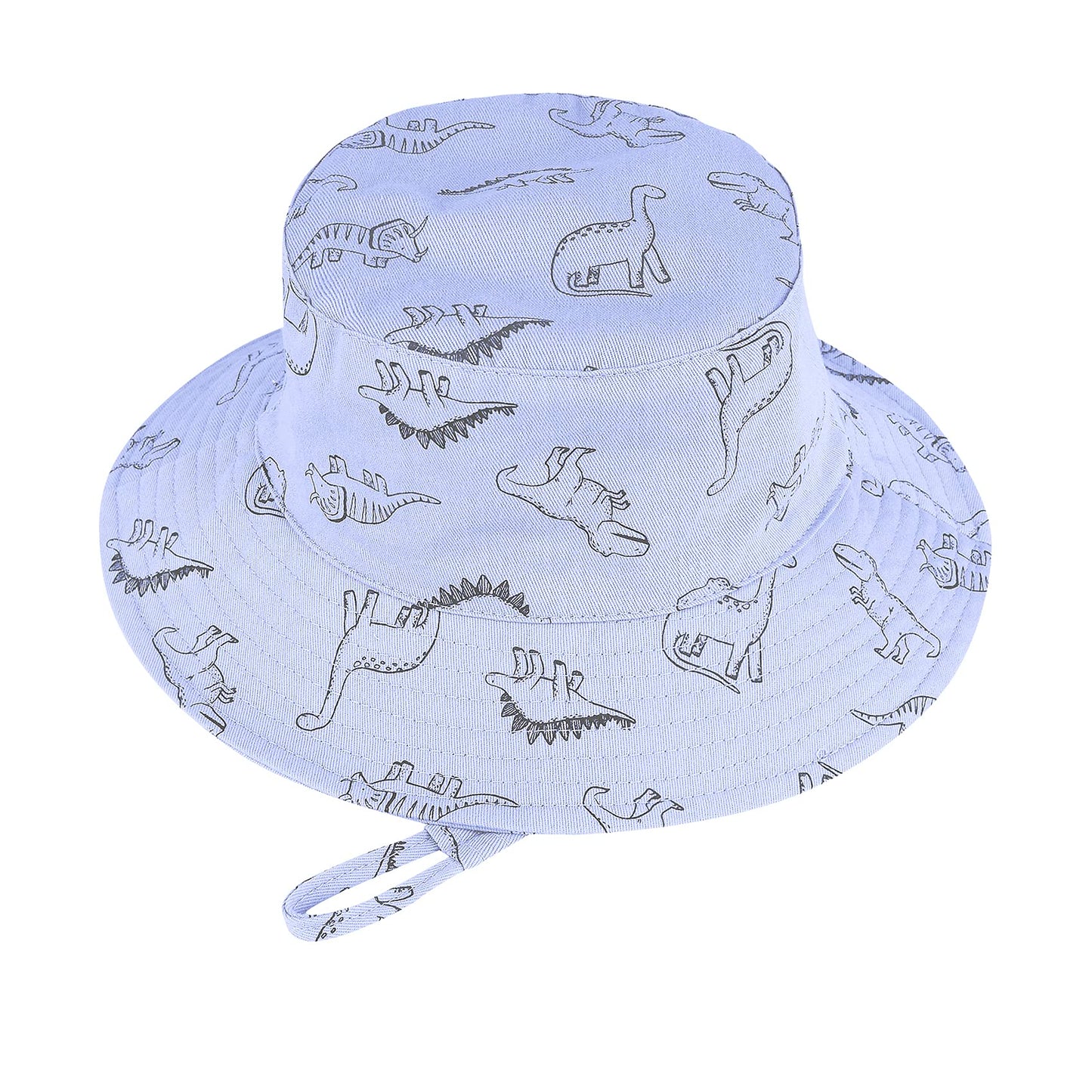 Durio Sun Hat Baby Toddler Infant Sun Hats Sun Protection Wide Brim Bucket Hat Cute Baby Boy Summer Beach Hat C Blue Dinosaur 3-