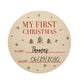 Pearhead Wooden First Christmas Sign, Baby'S First Holiday Season, Christmas Gift Ideas, Christmas Photo Prop For Kids, Newborn