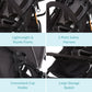 Dream On Me Vista Moonwalk Baby Stroller In Black, Lightweight Infant Stroller With Compact Fold, Multi-Position Recline Umbrell