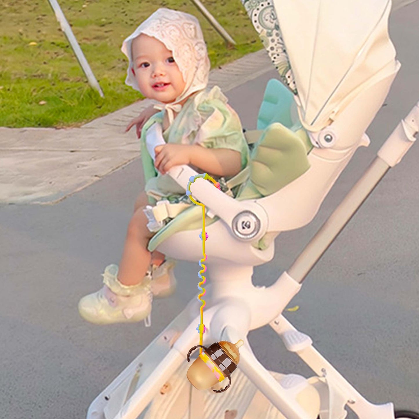 Rtmok Toy Straps For Baby,Silicone Setpacifier Clip,Applies To Car Seat Toy,Teether Toy,High Chair,Stroller Accessories,Baby Toy