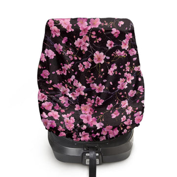 NDISTIN Pink Cherry Blossom Baby Car Seat Sun Shade Cover Dustproof Baby Car Seat Sunshade Cover Infant Car Seats Heat Protector