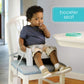 Ingenuity Deluxe Learn-to-Dine Feeding Seat - Infant and Toddler Feeding Chair and Booster Seat with Tray and 2 Snap-in Plates