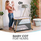 Kinderkraft Sofi Portable Travel Crib For Baby, Convertible Sleeping Cot 4 In 1 With Easy To Pack Playpen, Comfortable Bassinet
