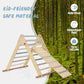 Olakids Pikler Triangle Set 3 In 1 Climbing Toys For Toddlers Foldable Wood Montessori Baby Jungle Gym With Ramp Ladder Slide Ki