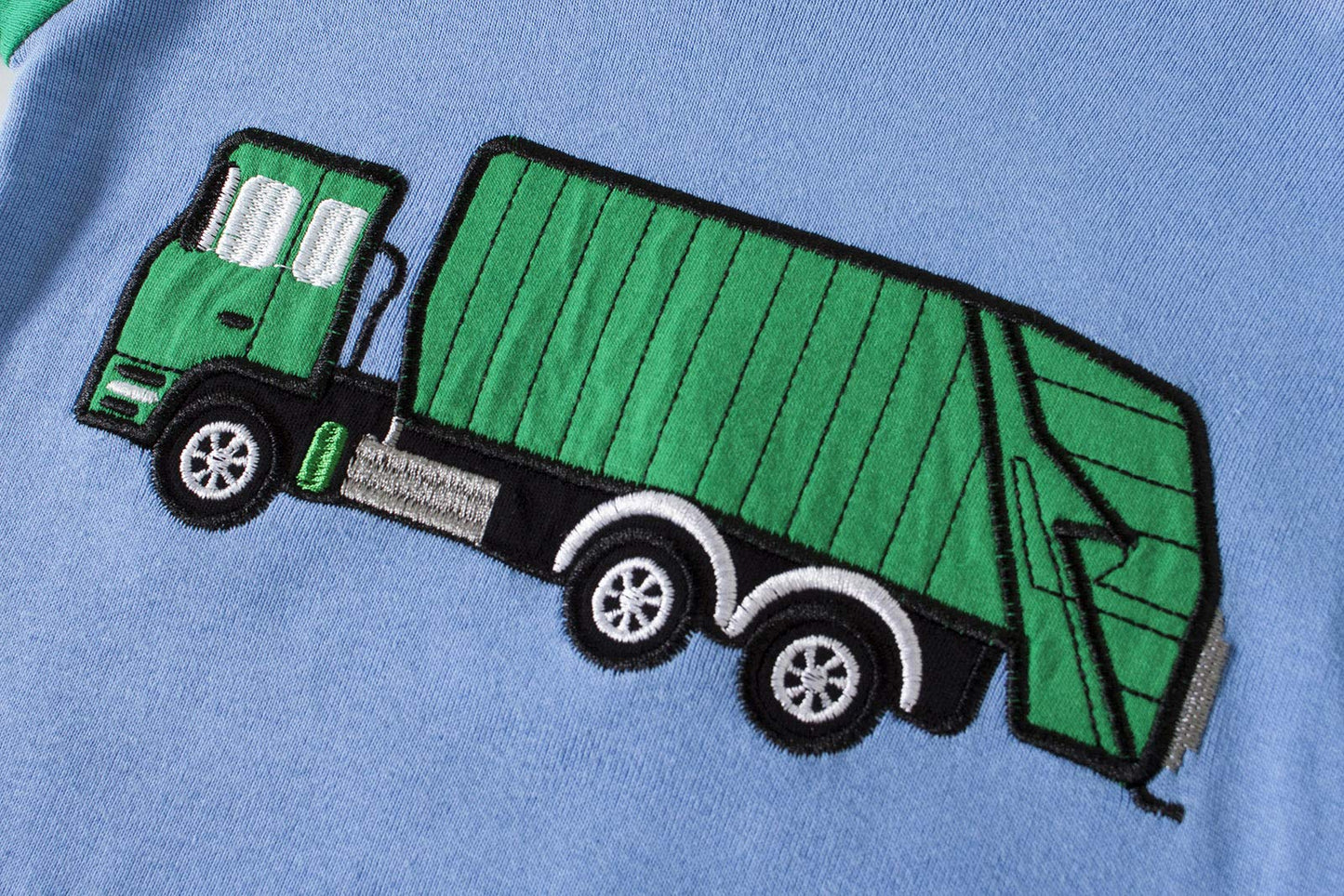 Kikizye Baby Boys Garbage Truck Long Sleeve Pajamas 100% Cotton Jammies Infant Size 18-24 Months