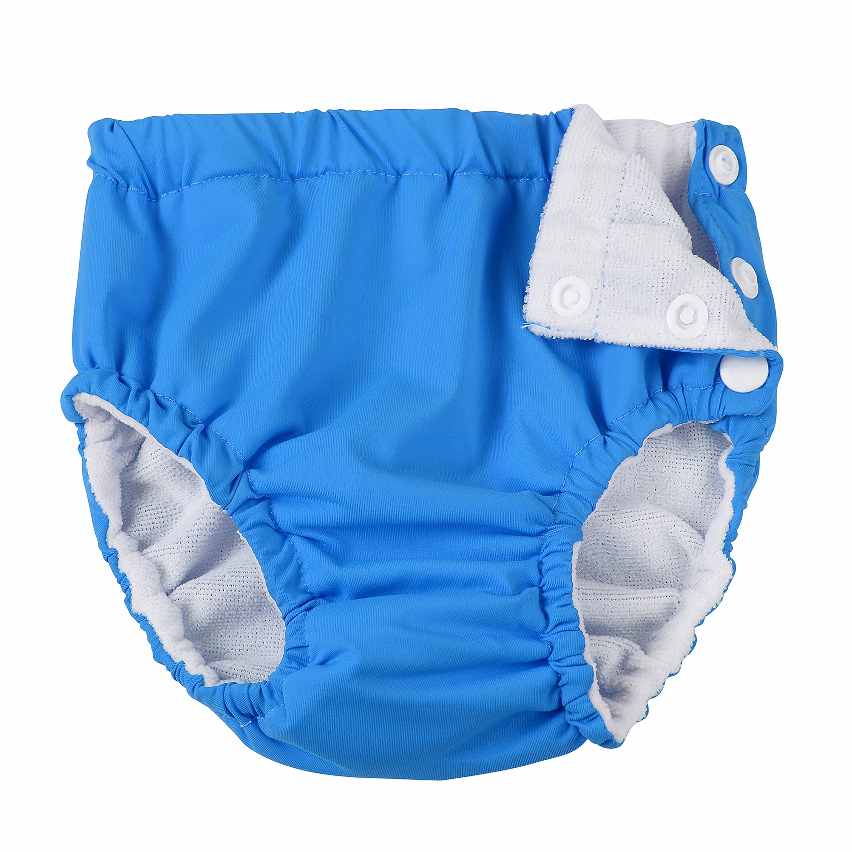 Durio Reusable Swim Diapers Washable Baby Swim Diaper Unisex Infant Toddler Swimming Diapers A Blue 6 Months