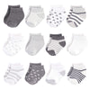 Touched By Nature Baby Boys Touched Nature Unisex Organic Cotton Socks, Cream Charcoal Stars, 0-6 Months Casual Sock, Cream Char