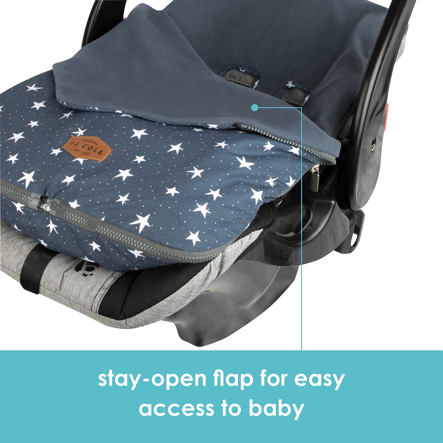 Jj Cole Baby Bundle 365 - Baby Car Seat Cover & Stroller Accessory - Lightweight Baby Bunting For Year Round Comfort