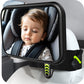 Fixed Headrest Baby Car Mirror Fit Tesla Car Back Seat, Safety Rear Facing Mirror, 100% Shatterproof & Shake-Proof, Wide Clear R