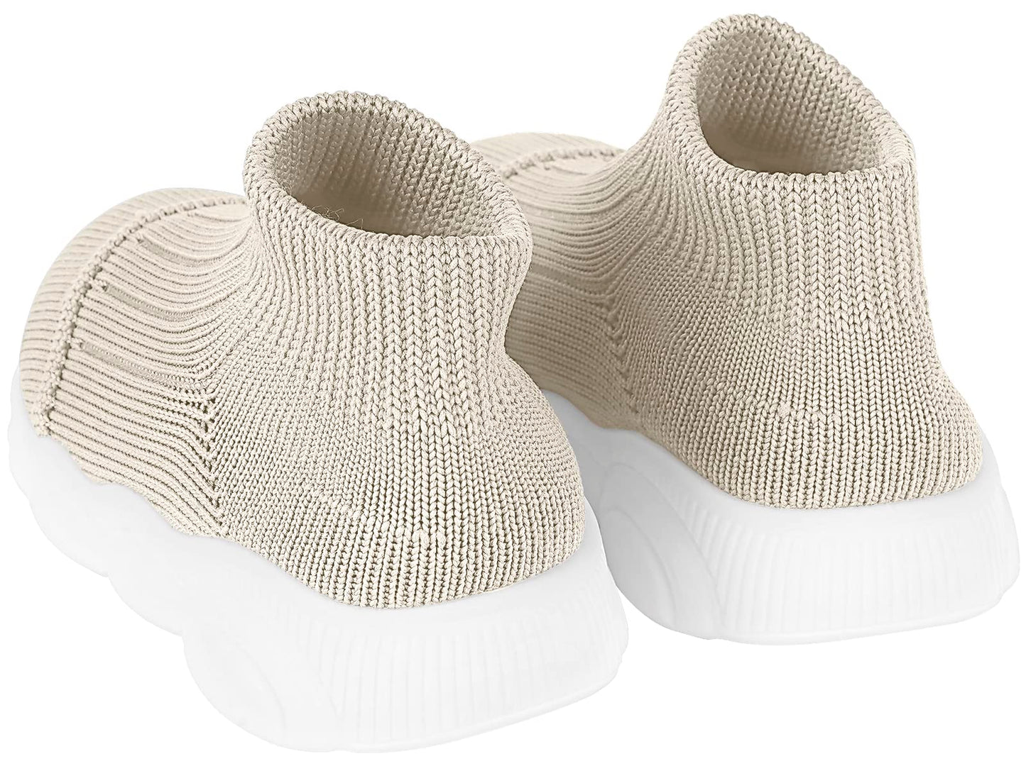 Baby Socks Boys Girls Breathable Walking Shoes Toddler Slippers Infant Shoes Toddle Sneaker With Soft Rubber Sole,Khaki