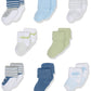 Luvable Friends Baby Boys Newborn And Terry Socks, Safari, 6-12 Months Us