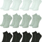Gelante 12 Pairs Girl Children Toddler Kids Cotton Ankle Socks 503-5 (0-2)