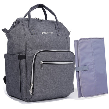 Besypro Baby Backpack Diaper Bag With Portable Changing Pad Multifunctional Large Unisex Nappy Changing Bags With Insulated Pock
