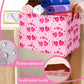 Boohit Personalized Easter Baskets For Kids Large Girl Foldable Storage Box For Gifts Kids Empty Storage Bins Rectangular Toy Or