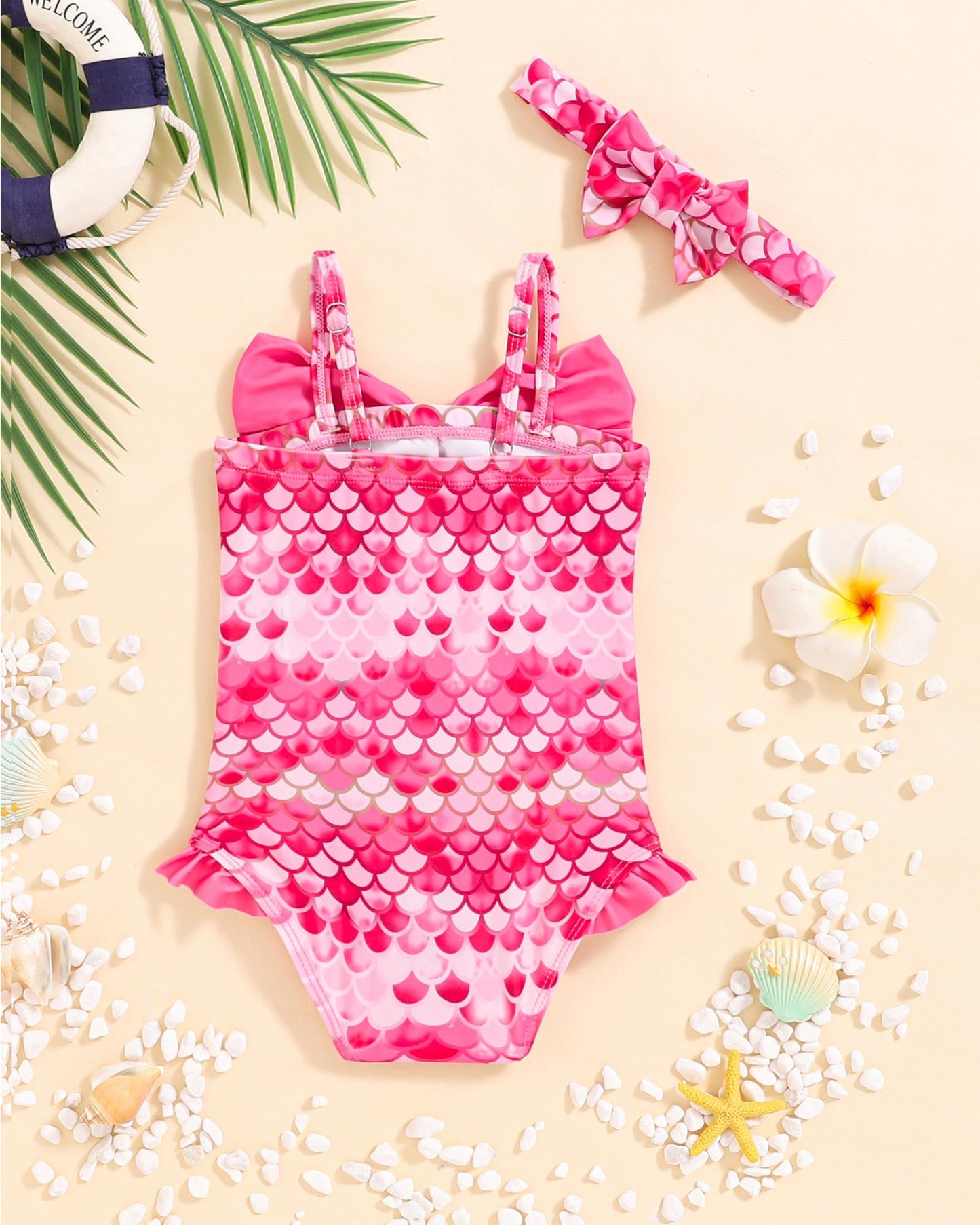 Toddler Baby 3T Swimsuit Girl 4T Bathing Suit Girls One Piece Swimwear Mermaids Summer Beach Swim Suit