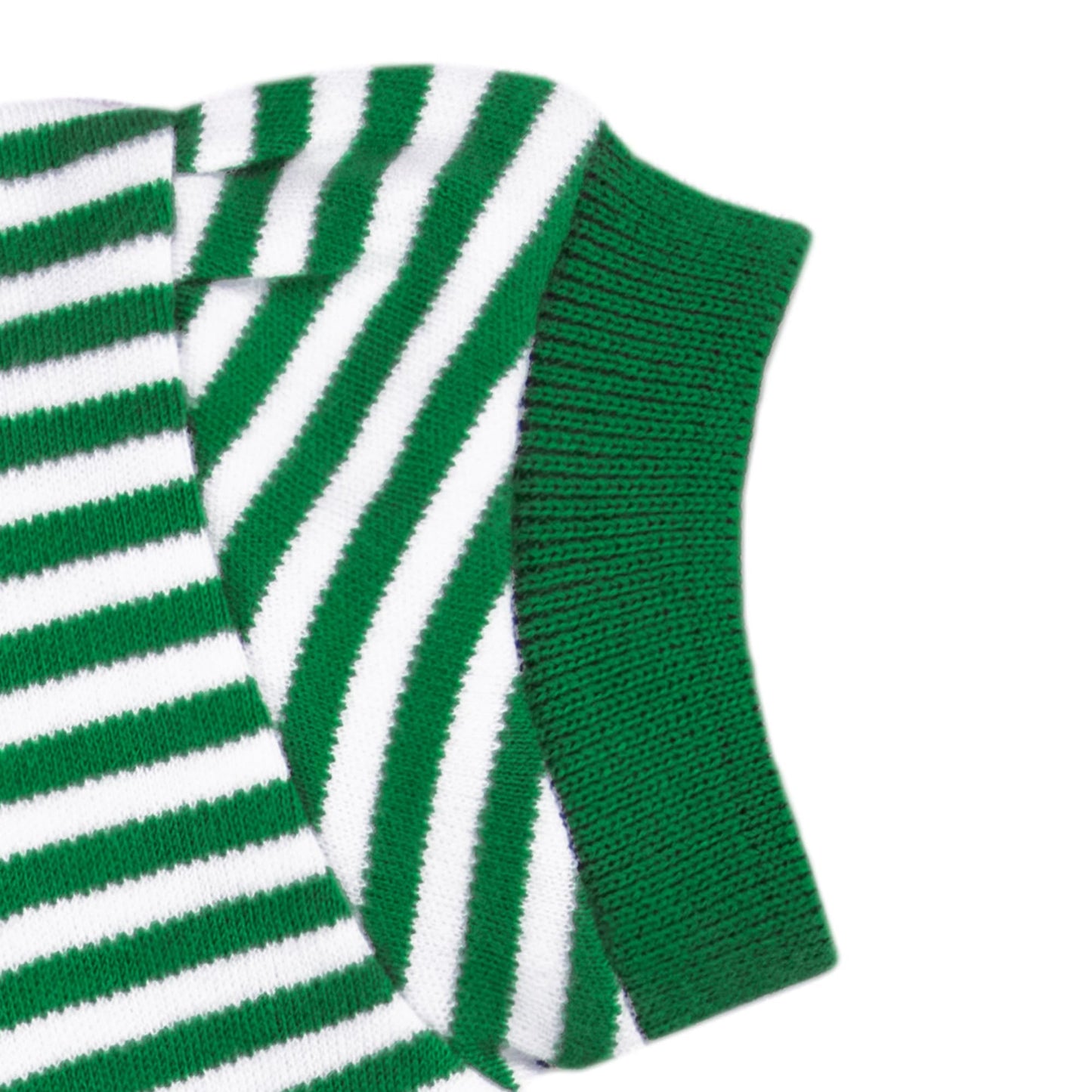 College Baby Striped Game Day Polo Dress With Bloomer - North Dakota Fighting Hawks Hawk Head Logo - Kelly/White - 12 Months