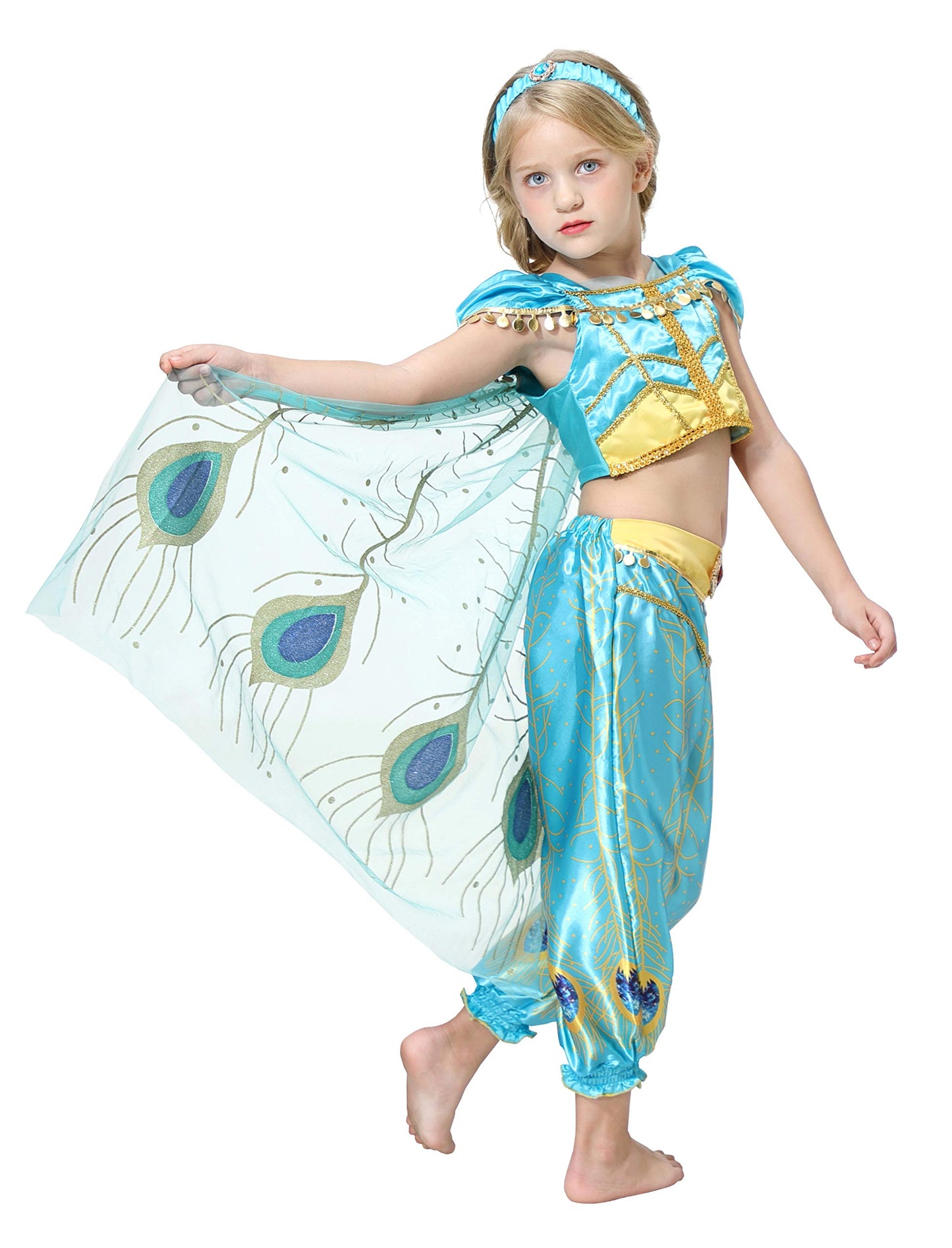 Dressy Daisy Girls Princess Dress Up Costumes Halloween Party Fancy Dress Size 10, Style B
