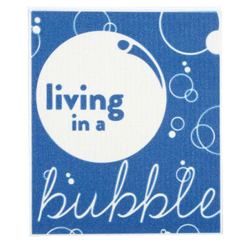 Stephan Baby Silly Sayings Reusable Cellulose Wash Cloth, Living In A Bubble