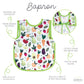 Bapronbaby Market Fresh Bapron - No Neck Tie Safer Bib For Baby & Toddler - Soft Waterproof Stain Resistant - Machine Washable -