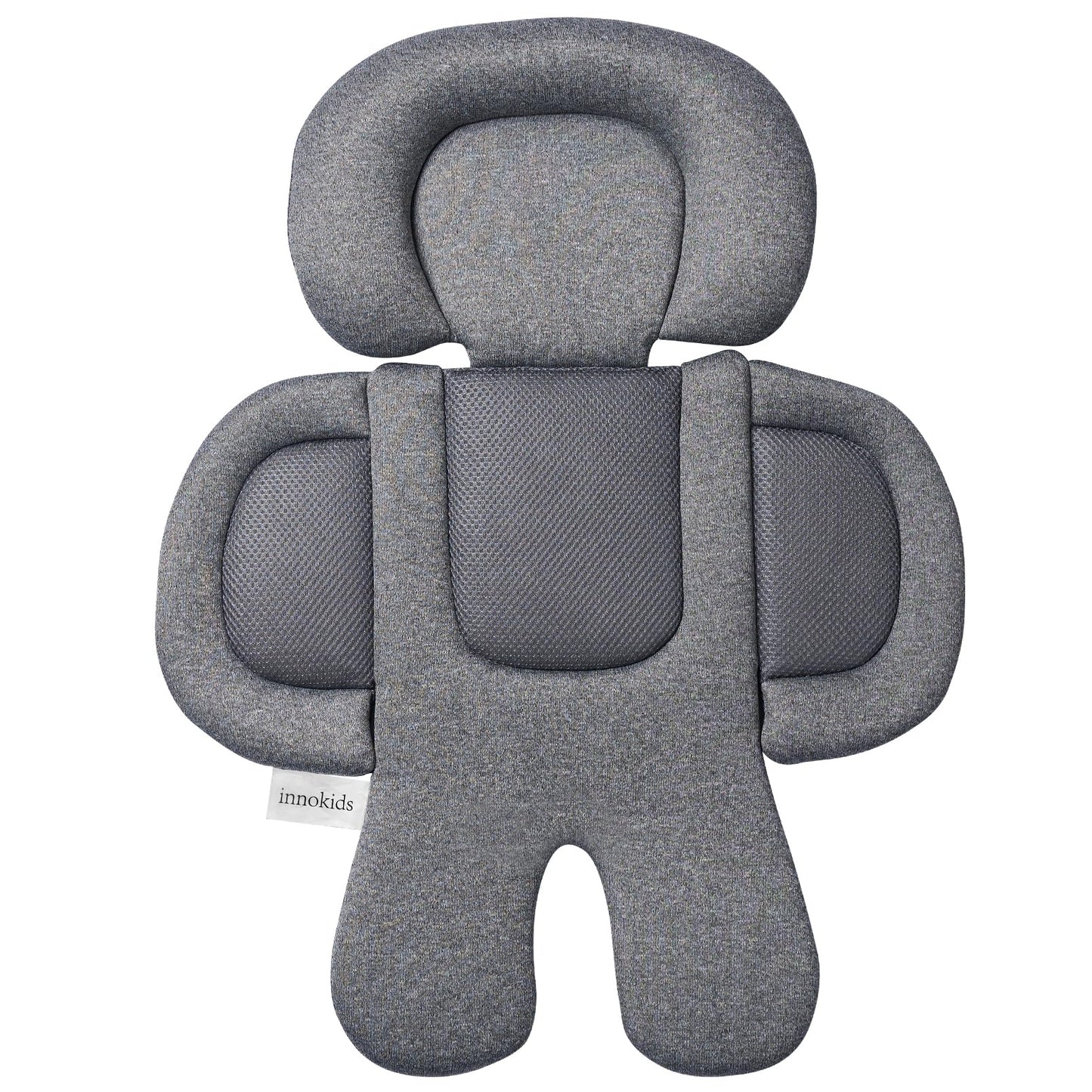 Innokids Infant Car Seat Insert for Newborn, 2 in 1 Reversible Soft Padded Baby Head and Body Support for Stroller, Carseat, Swi